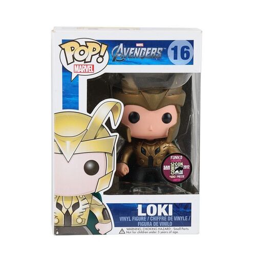Lot #43 - MARVEL - AVENGERS - Funko POP! Loki #16 San Diego Comic-Con Exclusive