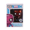 Lot #52 - MARVEL UNIVERSE - Funko POP! Spider-Man #03 Metallic Suit San Diego Comic-Con Exclusive