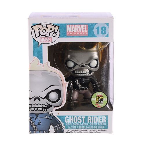 Lot #61 - MARVEL UNIVERSE - Funko POP! Ghost Rider #18 San Diego Comic-Con Exclusive