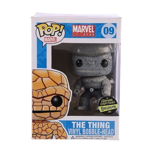 Lot #65 - MARVEL UNIVERSE - Funko POP! The Thing #09 Gemini Collectibles Exclusive