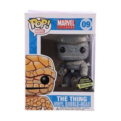 Lot #65 - MARVEL UNIVERSE - Funko POP! The Thing #09 Gemini Collectibles Exclusive