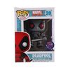 Lot #70 - MARVEL UNIVERSE - Funko POP! Deadpool #20 Grey Suit Matt's Cavalcade of Comics Exclusive