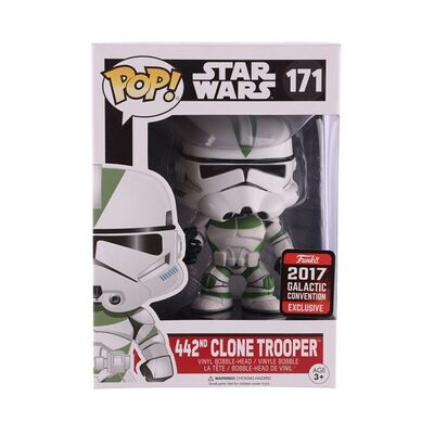 Lot #80 - STAR WARS - Funko POP! 442nd Clone Trooper #171 Galactic Convention Exclusive