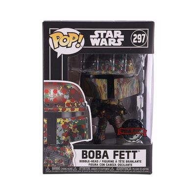 Lot #81 - STAR WARS - Funko POP! Boba Fett #297 Digital Camo