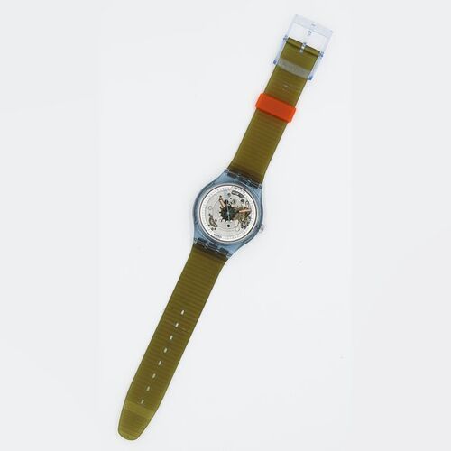 Lot #48 - SWATCH - Blue Matic SAN100