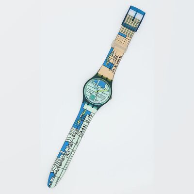 Lot #73 - SWATCH - Metroscape GN109
