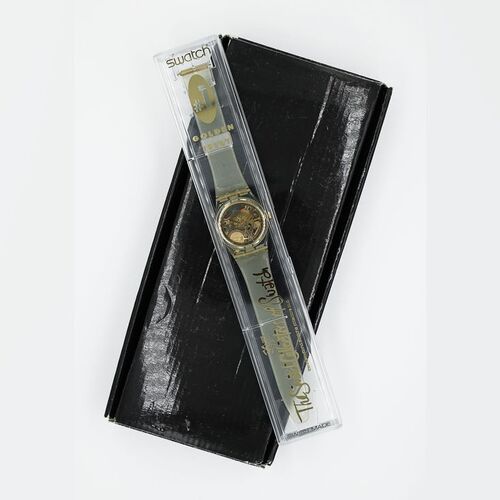 Lot #89 - SWATCH - Golden Jelly GZ115 International SWATCH Collectors Club (Boxed)