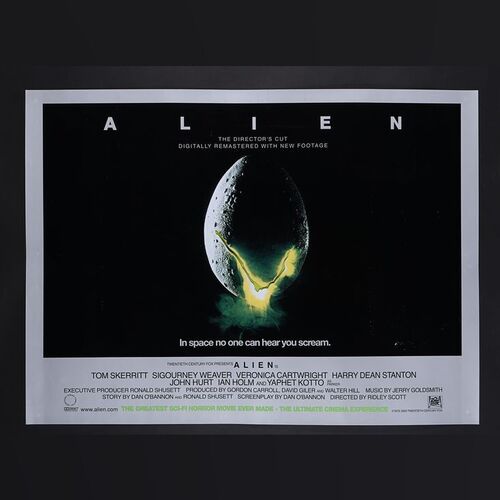 Lot #8 - ALIEN (1979) - UK Quad, 2003