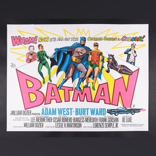 Lot #26 - BATMAN (1966) - UK Quad, 1966
