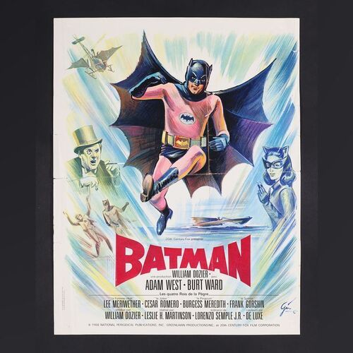 Lot #27 - BATMAN (1966) - French 'Petite' Affiche, 1966