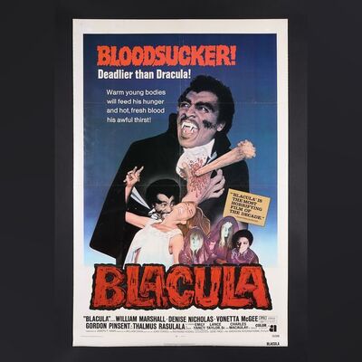 Lot #38 - BLACULA (1972) - US One-Sheet, 1972