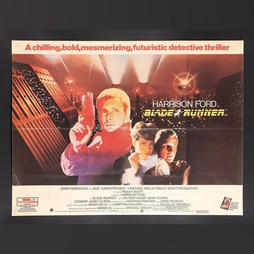 Lot #40 - BLADE RUNNER (1982) - UK Quad, 1982