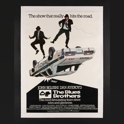 Lot #46 - THE BLUES BROTHERS (1980) - British One-Sheet, 1980