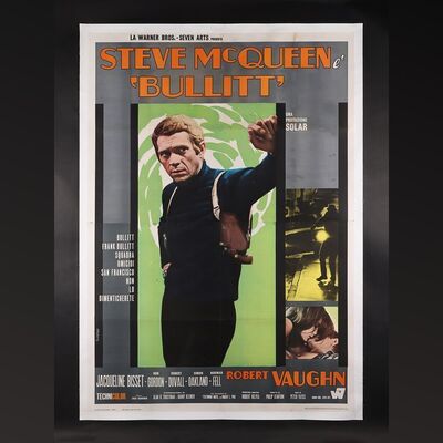 Lot #49 - BULLITT (1968) - Italian Two-Panel (4-Fogli), 1968