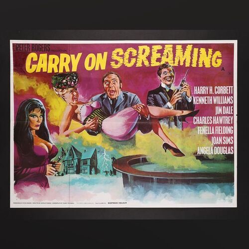 Lot #52 - CARRY ON SCREAMING (1966) - UK Quad, 1966