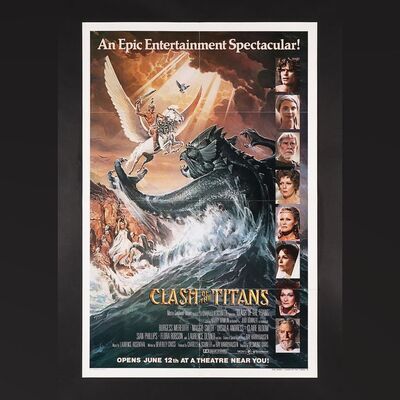 Lot #55 - CLASH OF THE TITANS (1981) - US One-Sheet Advance Style B, 1981