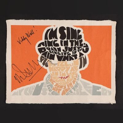 Lot #57 - A CLOCKWORK ORANGE (1971) - Malcolm McDowell Inscribed and Autographed Poster