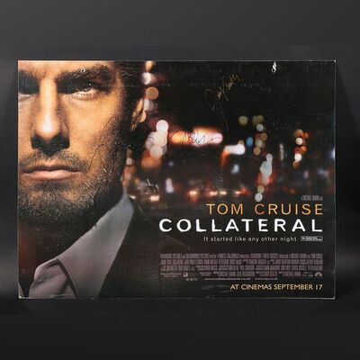 Lot #58 - COLLATERAL (2004) - Tom Cruise, Michael Mann and Jada Pinkett Smith Autographed Premiere Display Board, 2004