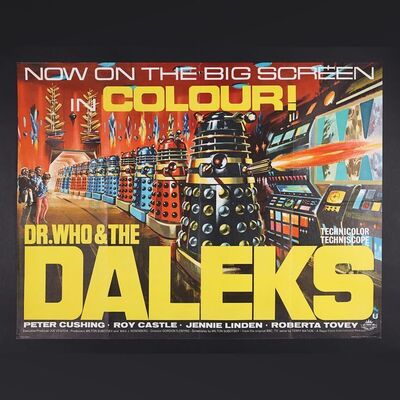 Lot #70 - DR. WHO AND THE DALEKS (1965) - UK Quad, 1965