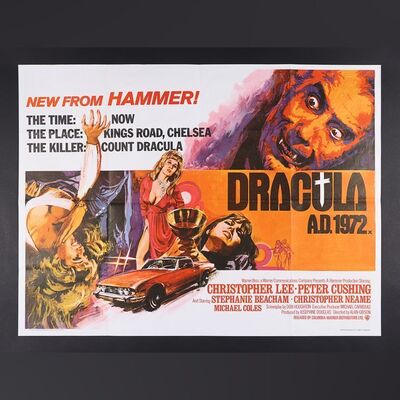 Lot #71 - DRACULA A.D. 1972 (1972) - UK Quad, 1972
