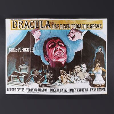 Lot #72 - DRACULA HAS RISEN FROM THE GRAVE (1968) - UK Quad, 1968