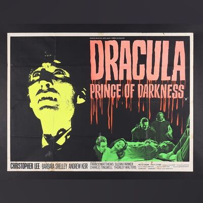 Lot #73 - DRACULA: PRINCE OF DARKNESS (1966) - UK Quad, 1966