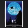 Lot #76 - E.T. THE EXTRA-TERRESTRIAL (1982) - Dee Wallace, Henry Thomas, Robert MacNaughton, Matthew De Meritt Autographed and Inscribed 'Bike in the Moon' Style Poster