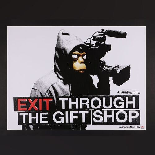 Lot #82 - EXIT THROUGH THE GIFTSHOP (2010) - UK Quad, 2010