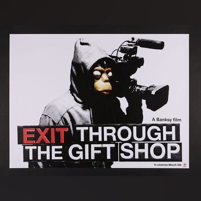 Lot #82 - EXIT THROUGH THE GIFTSHOP (2010) - UK Quad, 2010
