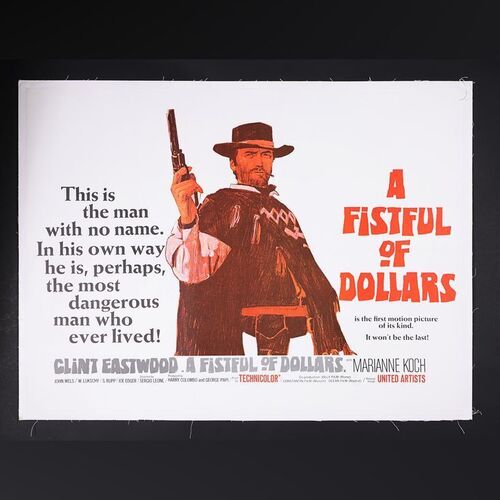 Lot #85 - A FISTFUL OF DOLLARS (1967) - UK Quad, 1967