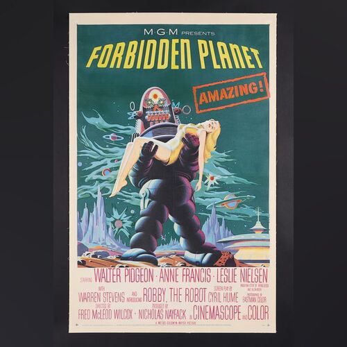 Lot #97 - FORBIDDEN PLANET (1956) - US One-Sheet, 1956
