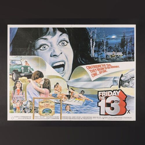 Lot #103 - FRIDAY THE 13TH (1980) - UK Quad, 1980