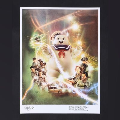 Lot #107 - GHOSTBUSTERS (1984), GHOSTBUSTERS: AFTERLIFE (2021) - Signed, Titled and Hand-Annotated Artist Proof Print by Paul Shipper, 2021