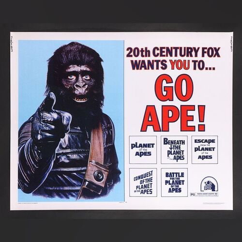 Lot #109 - GO APE (1974) - US Half Sheet, 1974