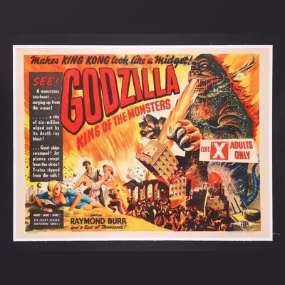 Lot #111 - GODZILLA (1954) - UK Quad, 1956 (First Release)