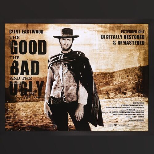 Lot #114 - THE GOOD, THE BAD AND THE UGLY (1966) - UK Quad, 2008