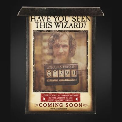 Lot #127 - HARRY POTTER AND THE PRISONER OF AZKABAN (2003) - Promotional Lenticular Cinema Display Poster, 2003