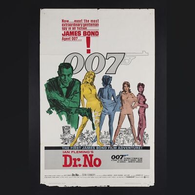 Lot #150 - JAMES BOND: DR. NO (1962) - US One-Sheet, 1967