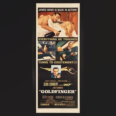 Lot #159 - JAMES BOND: GOLDFINGER (1964) - US Insert, 1964