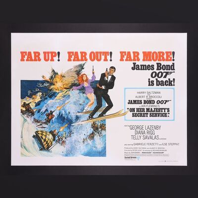 Lot #168 - JAMES BOND: ON HER MAJESTY'S SECRET SERVICE (1969) - UK Quad, 1969