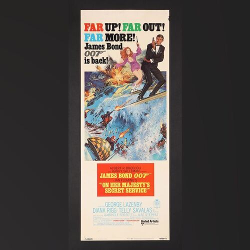 Lot #170 - JAMES BOND: ON HER MAJESTY'S SECRET SERVICE (1969) - US Insert, 1969