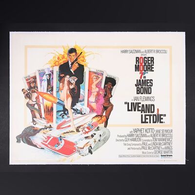 Lot #178 - JAMES BOND: LIVE AND LET DIE (1973) - UK Quad, 1973