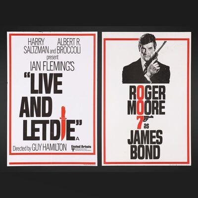 Lot #179 - JAMES BOND: LIVE AND LET DIE (1973) - Two UK Double-Crowns, 1973