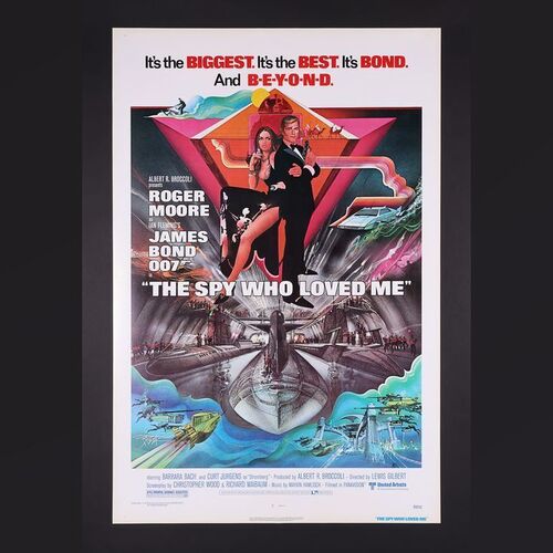 Lot #186 - JAMES BOND: THE SPY WHO LOVED ME (1977) - US One-Sheet, 1977