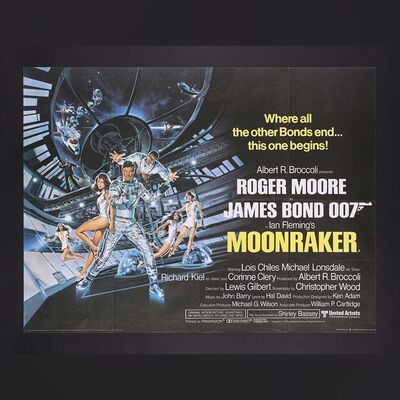 Lot #187 - JAMES BOND: MOONRAKER (1979) - UK Quad, 1979