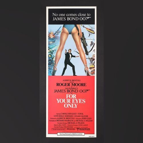 Lot #194 - JAMES BOND: FOR YOUR EYES ONLY (1981) - US Insert "International" Poster, 1981