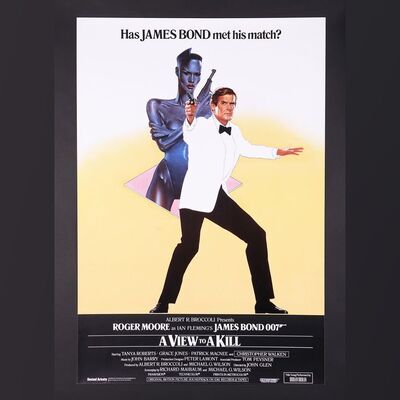 Lot #199 - JAMES BOND: A VIEW TO A KILL (1985) - British One-Sheet, 1985