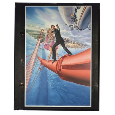 Lot #200 - JAMES BOND: A VIEW TO A KILL (1985) - Poster Artwork Transparency