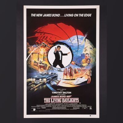 Lot #204 - JAMES BOND: THE LIVING DAYLIGHTS (1987) - Australian One-Sheet, 1987