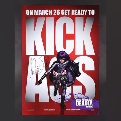 Lot #216 - KICK-ASS (2010) - Chloe Grace Moretz Autographed One-Sheet, 2010